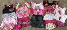 Build A Bear Mixed Lot Girl Clothes, Fairy Wings, Skirts, Tops, Shorts