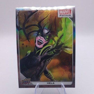 #31 Hela 2023 Upper Deck Marvel Platinum Rainbow base parallel