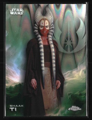2025 Topps Chrome Star Wars - RayWave Refractor - #165 Shaak Ti