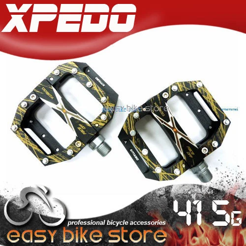NEW XPEDO BMX MTB MX-20 BIKE PEDALS BLACK 9/16 cycling - Image 2 of 2