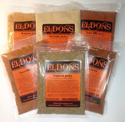 Jerky Seasoning Spice with Cure Seasons 5 Pounds of Meat Your Choice of Flavor