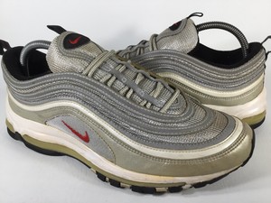 nike air max 97 metallic silver varsity red