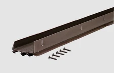 M-D Building 36" Brown Vinyl U-SHAPED DOOR Bottom Weather strip Door Set Seal