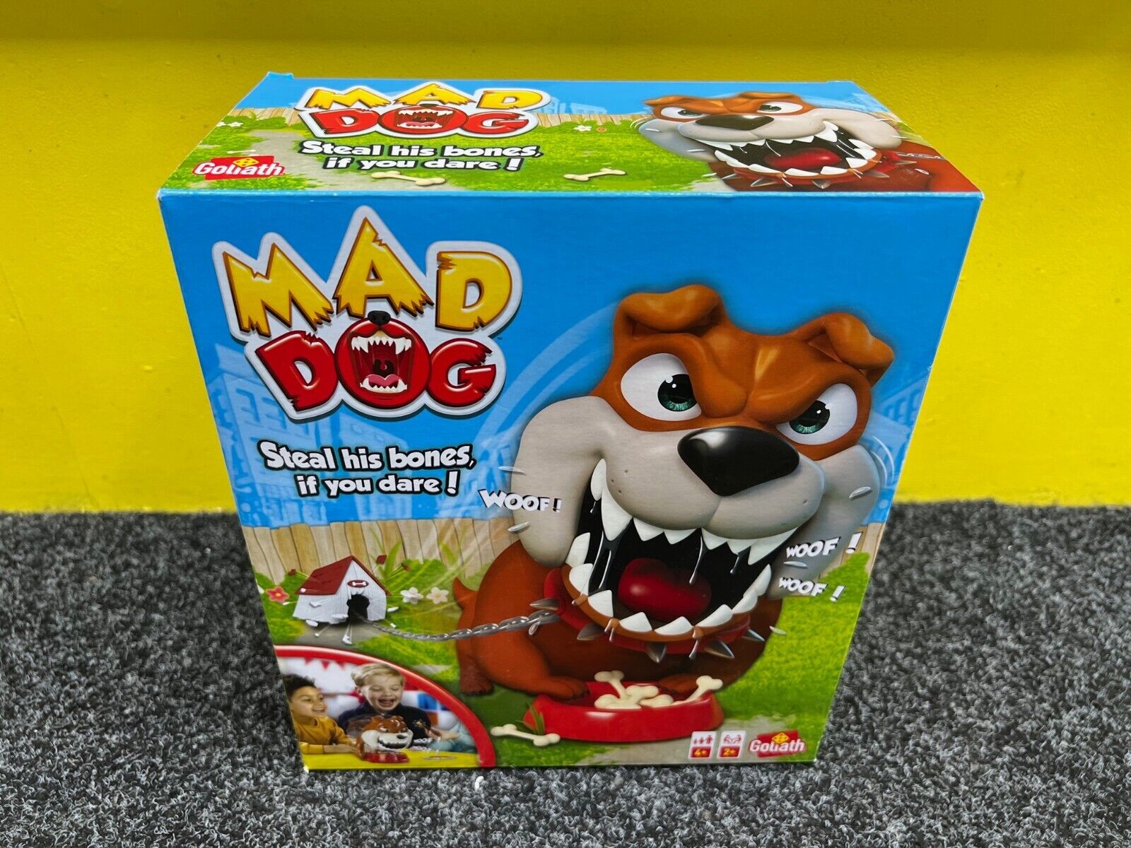 Goliath Games Crazy dog, steal his bones if you dare, an exciting board game  for children from 4 years old : : Toys & Games