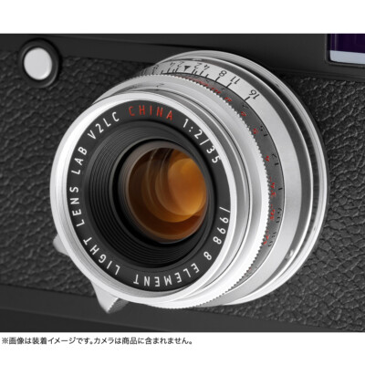 Light Lens Lab/35mm F2.0/Leica Mマウント LIGHT LENS LAB M 35mm f/2 for Leica M w/ hood, filter =Black Paint