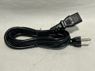 AC Power Cord Cable - 3 Prong Plug - 6FT - Standard PC or Computer Monitor - NEW