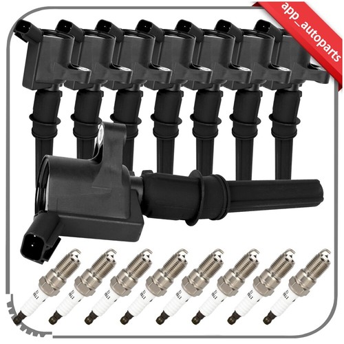 8 Pack FD509 DG521 Ignition Coils & Spark Plugs SP509 For Ford F150 4 8 Pack FD509 DG521 Ignition Coils & Spark Plugs SP509 For Ford F150 4