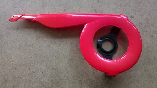 CARTER O COPRI CATENA IN PLASTICA ESTENSIBILE ROSSO PER BICI BAMBINO DEL  16/20\
