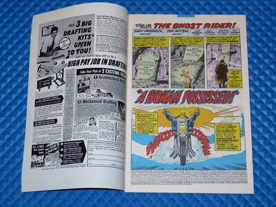 Ghost Rider #1 Facsimile Cover Marvel Reprint Newsprint Interior