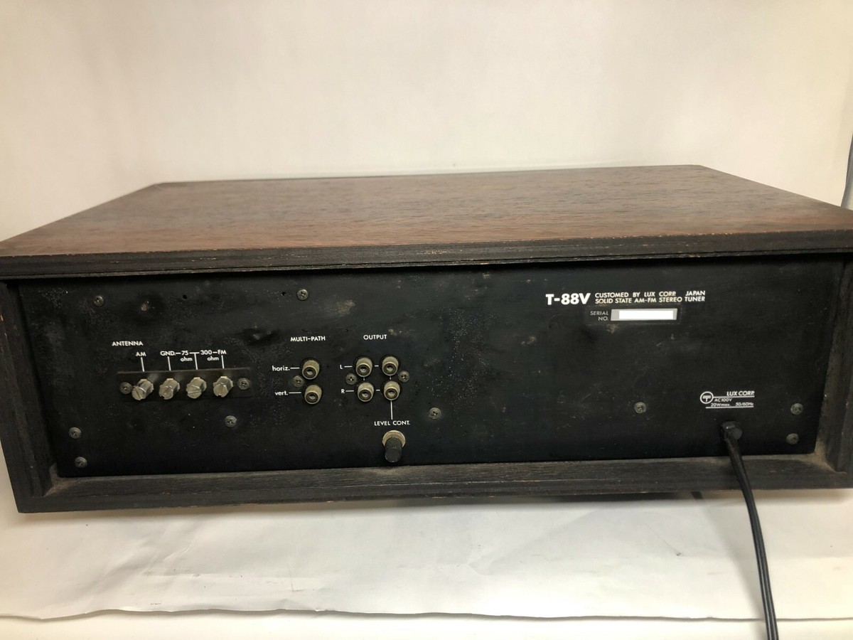 LUXMAN T-88V ラジオチューナー Yahoo!オークション - LUXMAN T