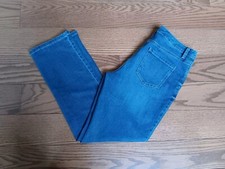 Gloria Vanderbilt Amanda Mid Rise Blue Jeans Womens Sz 12 Denim Pants, Preowned