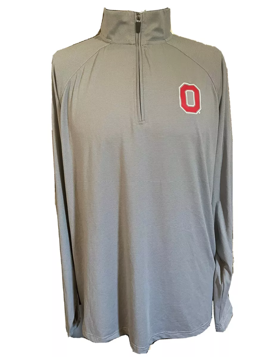 NCAA Ohio State Buckeyes Logo Gray Men Lightweight Jacket Large New