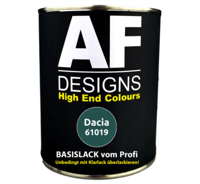 1L Autolack für Dacia 61019 Bleu Egee Metallic Spritzfertig