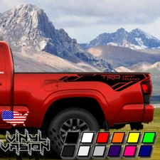 2x TRD Off-road Bedside Vinyl Decal for Toyota Tacoma 2016-2023 3rd Gen