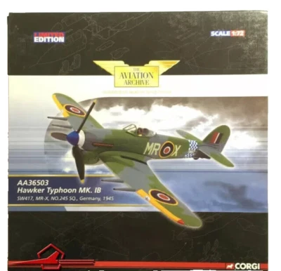 Corgi 1:72 Aviation Archive AA36503 Hawker Typhoon Mk.ib SW417, Mr-X , NO.245 Sq - Photo 1/4