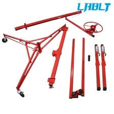 LABLT Drywall Rolling Lifter Panel Hoist Jack Lifter 16 Ft w/ Lockable Wheels