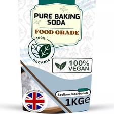 1KG Sodium Bicarbonate of Baking Soda Bicarb Vegan 100% Pure Food Grade Fine