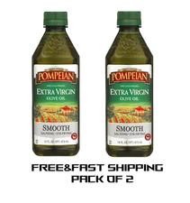 Pompeian Smooth Extra Virgin Olive Oil - 16 fl oz (Pack of 2)