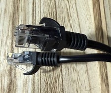 Cat6 Black Ethernet Patch Cable 33"