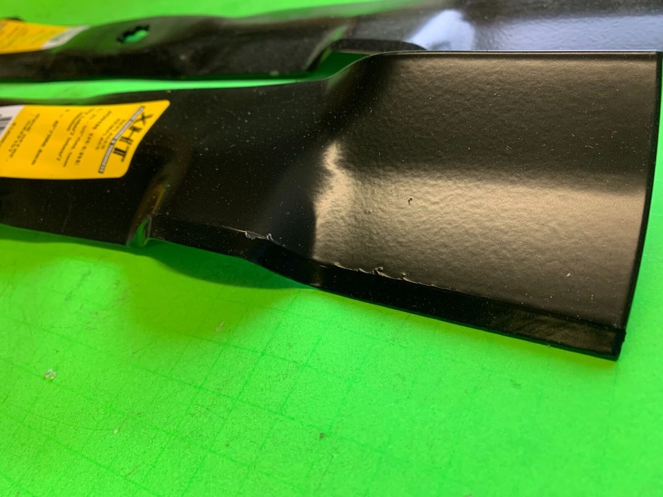 Pair mulch blades for John Deere D100,S100,D110,S110,D120,S120,D130