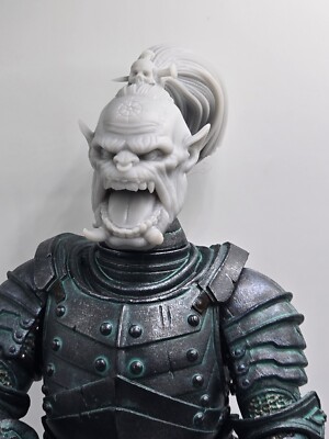 3d Printed SLAVE ORC 1.0 Headsculpt For Mythic Legions 1/12 figure 