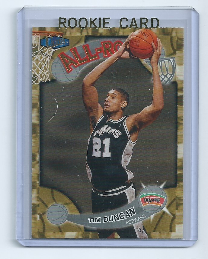 Tim Duncan 1997 1997-1998 Ultra All-Rookie Rookie Card #1 of 15 ar