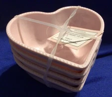 Cupcakes And Cashmere Pink Valentine Heart Mini Bowl Set