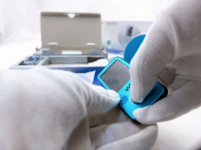 Sony Walkman NW-S638FK Digital Media Player MP3 8GB Blue Speaker