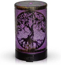 Tree of Life 90342 Ultrasonic Aromatherapy Essential Oil Diffuser 100ml Bronze