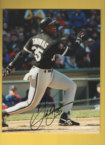 Frank Thomas AUTOGRAPHED 8X10 COLOR PHOTO Big Hurt