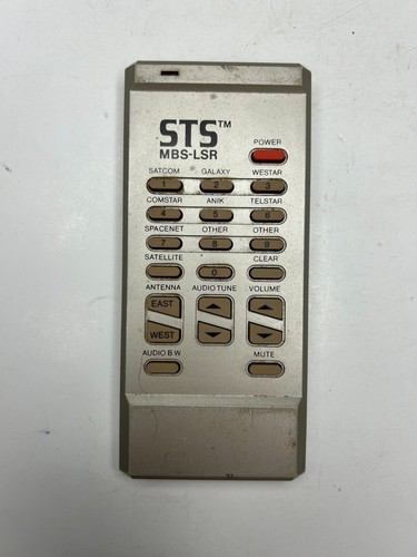 STS MBS-LSR Satelliten Receiver Fernbedienung, silber - Original-Zubehör-Hersteller - Bild 1 von 2