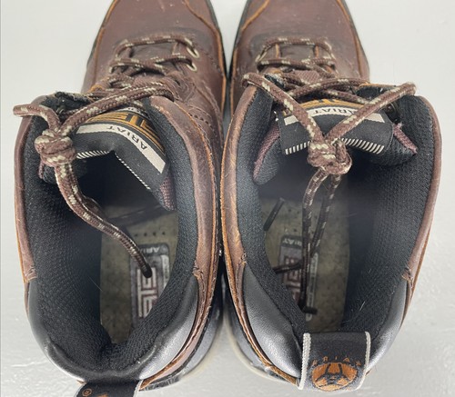 Stivali stringati uomo Ariat in pelle marrone taglia 7,5B stile 10004138 (70063) colore marrone - Foto 11 di 15