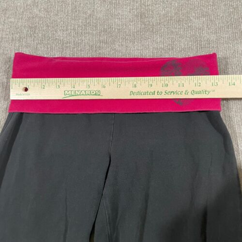 Y2K Victorias Secret PINK Leggings Damen S Yoga Capri Überschlag Taille Spruch - Bild 8 von 9