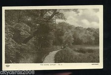 GATLEY  Cheshire  The Carrs  with lady by a gate    RP  message on back