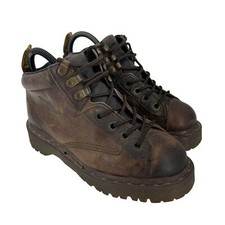 Vintage Dr. Martens Boots Mens Size 4 Womens 6 Hiking Made in England Leather