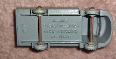 Lesney/Matchbox - No. 38 A, KARRIER REFUSE TRUCK, 1957, Silver, MW