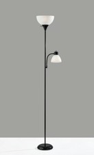 72" Modern Light Floor Lamp For Room With Adjustable Reading Standing Led Black