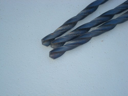 3 NOS Houston Cutting Tools 1/2" High Speed HSS long shank black oxide drill bit - Picture 5 of 6