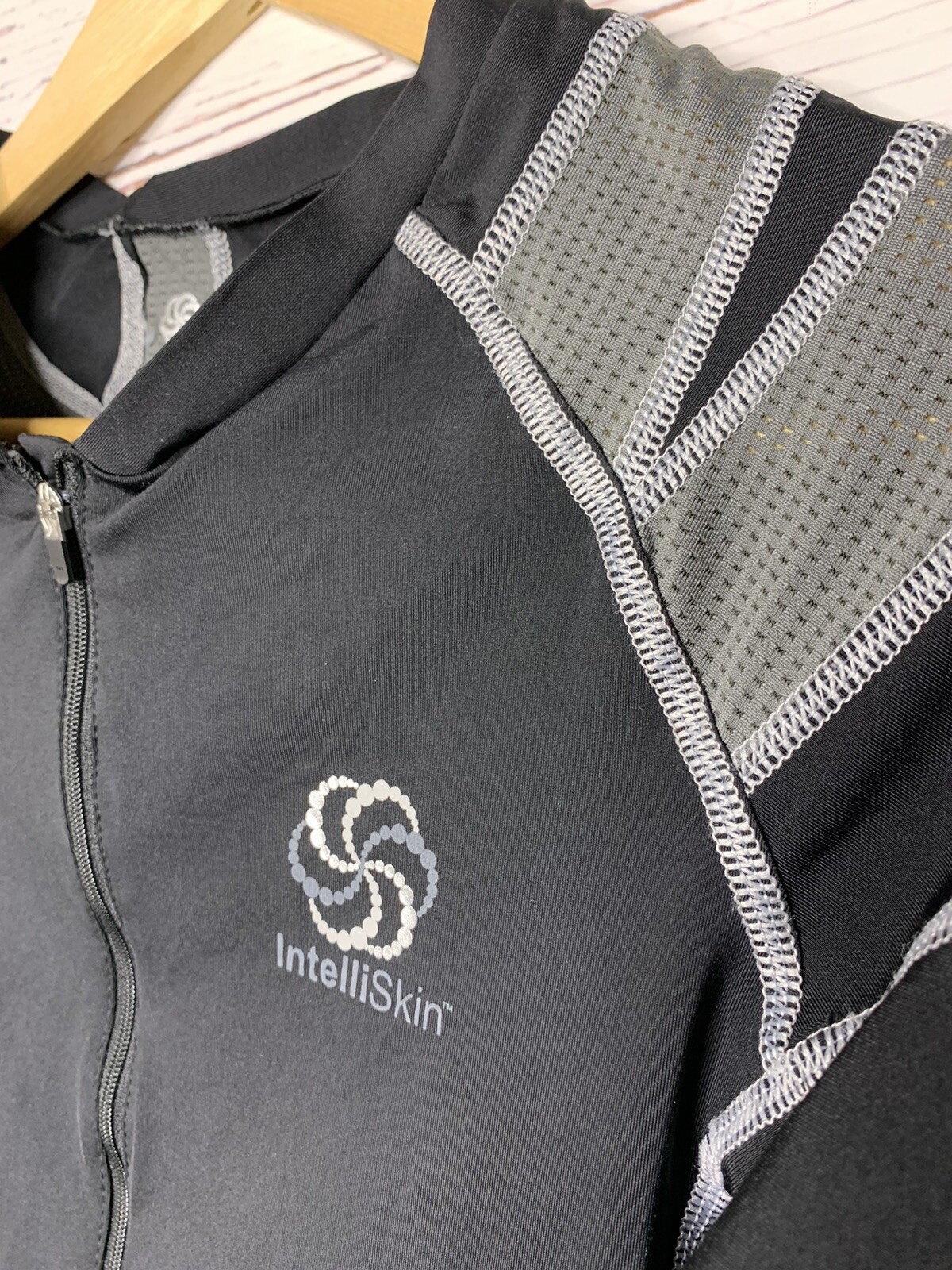 IntelliSkin full zip foundation base layer tee si… - image 2