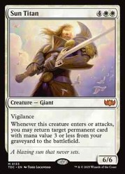 Sun Titan #133 Mythic Commander: Tarkir: Dragonstorm MTG