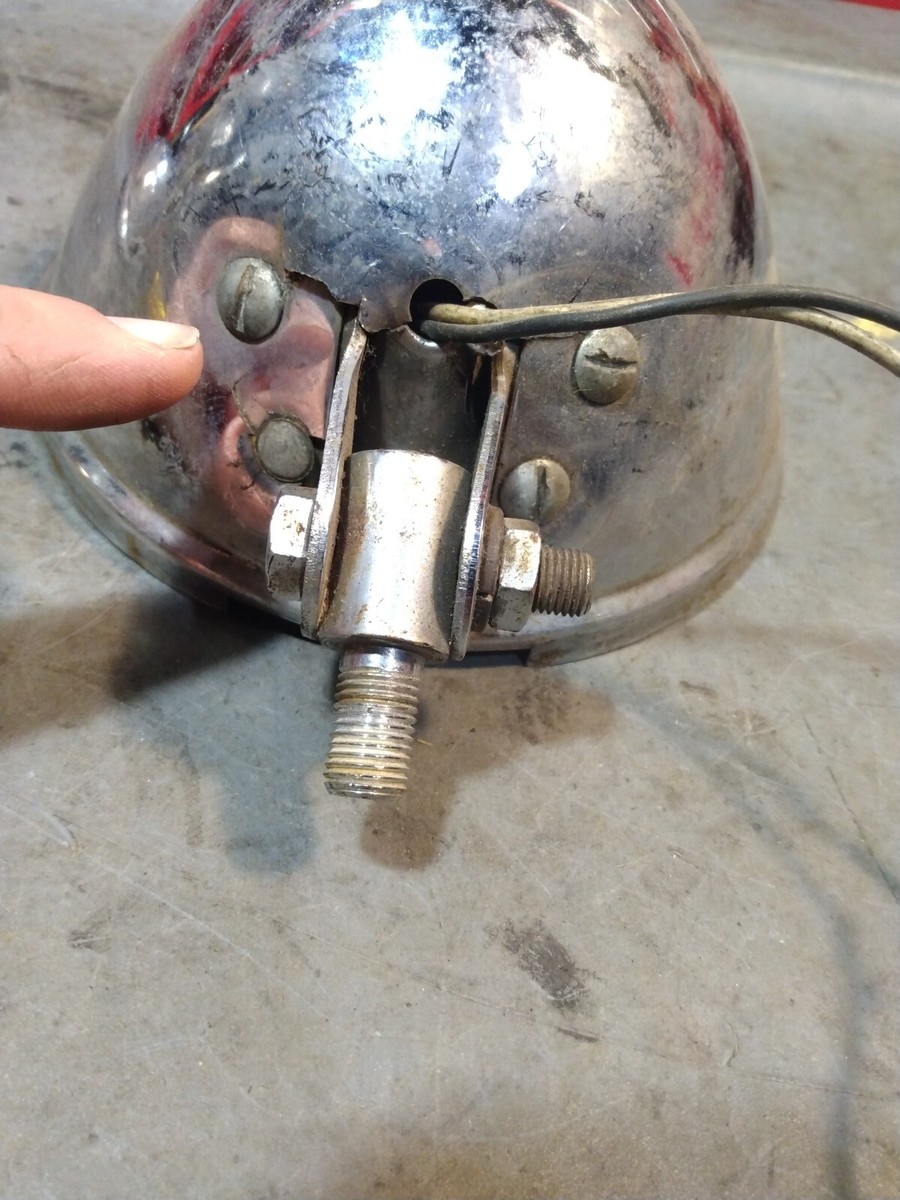Vintage BATES KD869 5-3/4” Headlight & Mount Panhead knuckle head