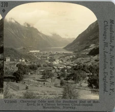 NORWAY, Charming Odde & Southern End of Sorfjord--Keystone Rare1200 Set #270