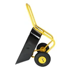 Two-wheel Wagon Dump Cart Wheelbarrow Heavy Duty Garden Yard Utility Outdoor