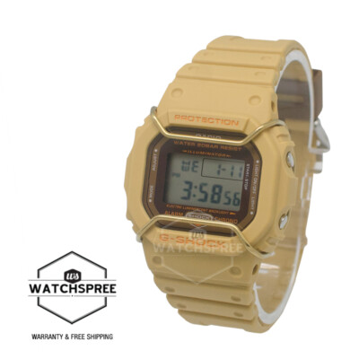 Casio G-Shock DW-5600PT-5D Digital Matte Mustard Resin Quartz