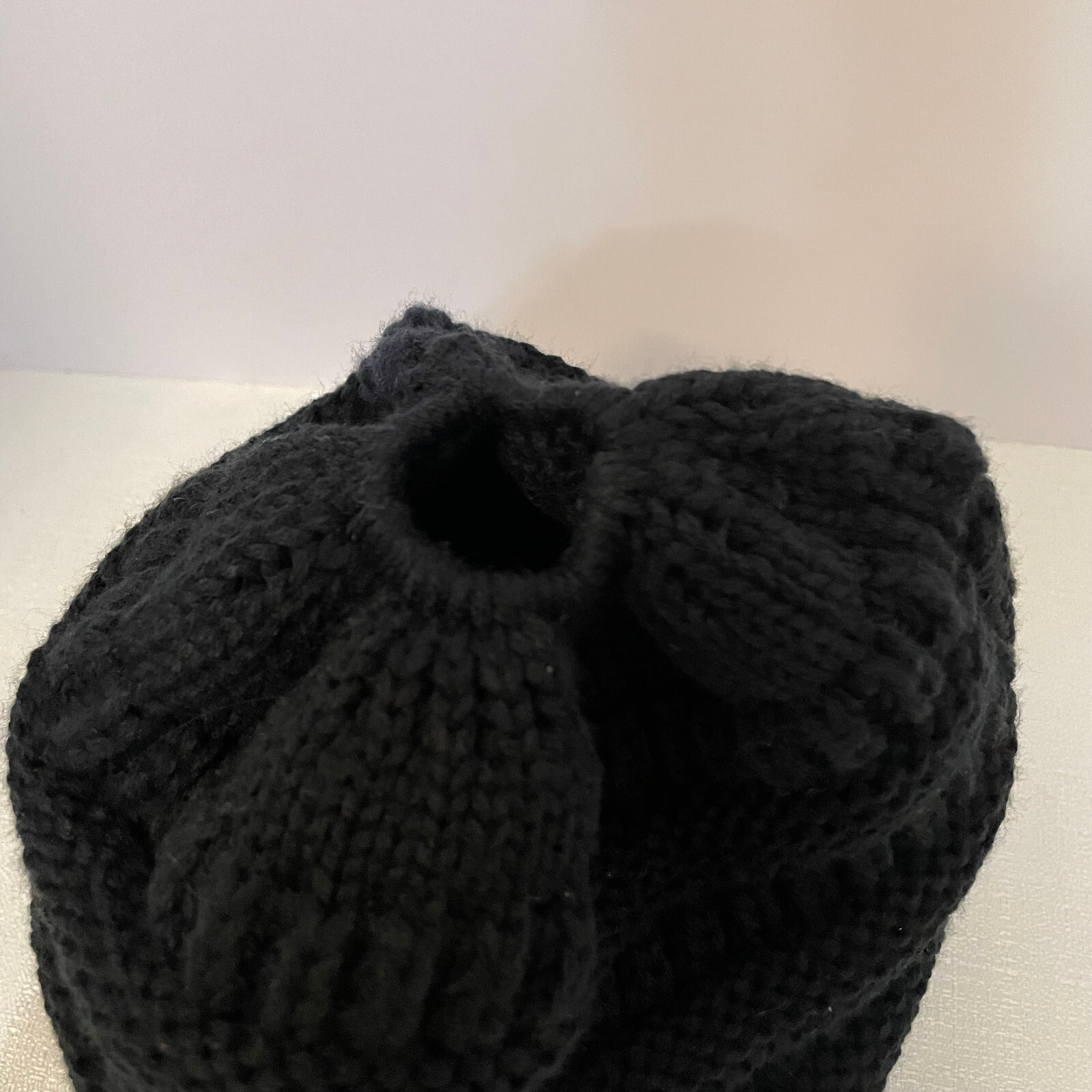 PONY C.C. Esclusivo berretto tessuto con foro coda di cavallo taglia unica adatto alla maggior parte