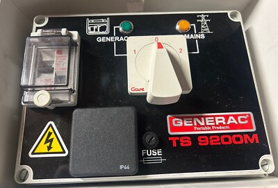 Manueller Transferschalter TS 9200M Generac 9200 Watt 100 Amp RCd