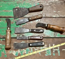 Vintage Red Devil K23 Carpet Knife Russell HYDE Putty Knifes Scrappers (9)