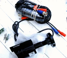 ZOSI ZG2112B Security Camera w/ 120 ft. of Night Vision PLUS BCN Cable - NEW