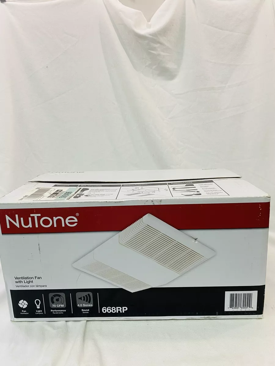 Broan Nutone 668rp Ceiling Bathroom Exhaust Fan And Light Combo