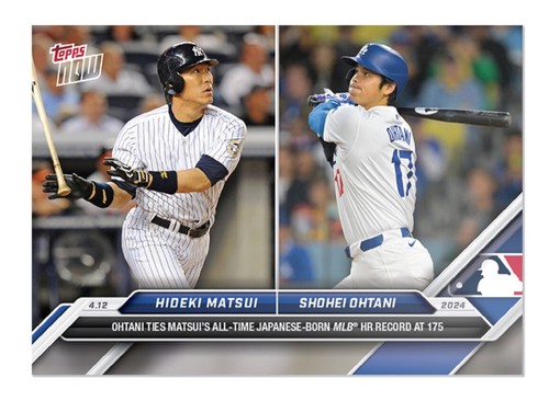2024 Topps Now 70 Hideki Matsui / Shohei Ohtani